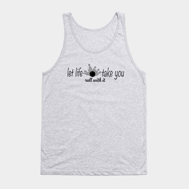 Bowling Ball & Pins Bowler Tank Top by LoyalTees